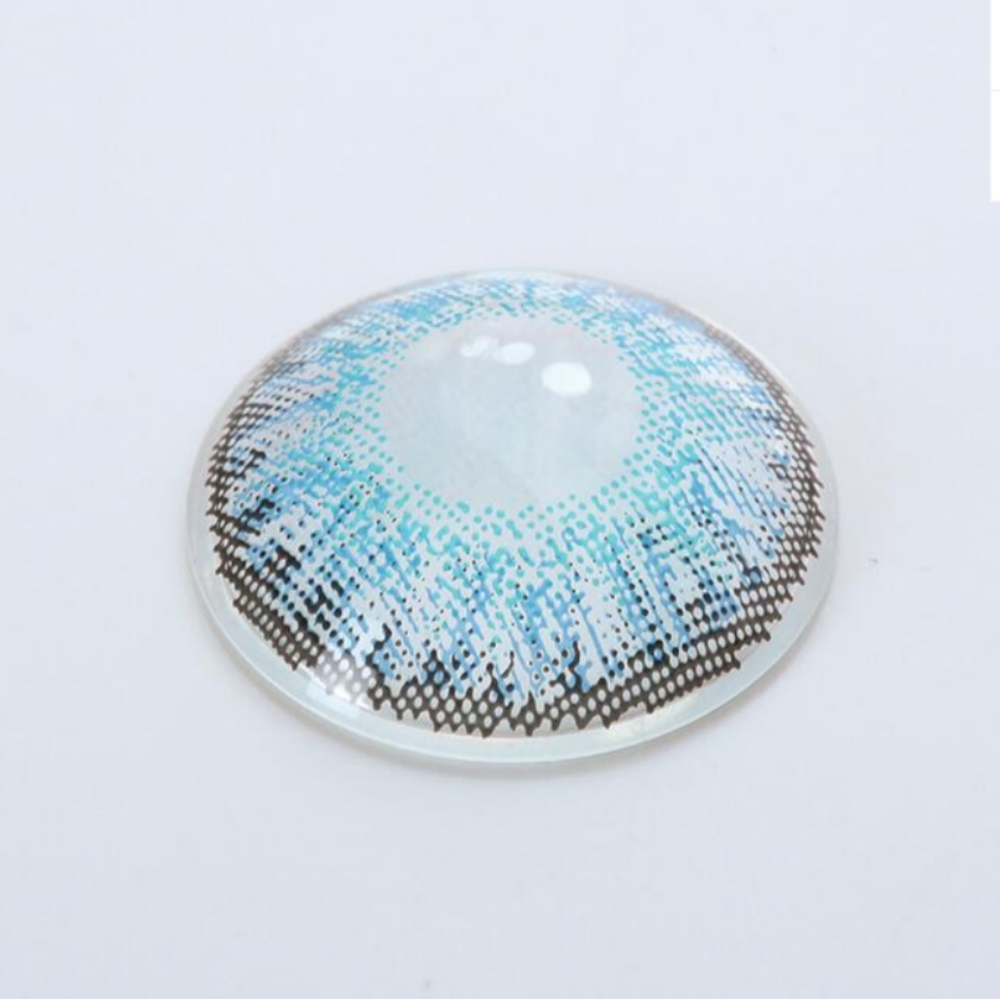3 Tone Colored Lenses in "Brilliant Blue" Eye Makeup Blue Eyes - Picture 11 of 14